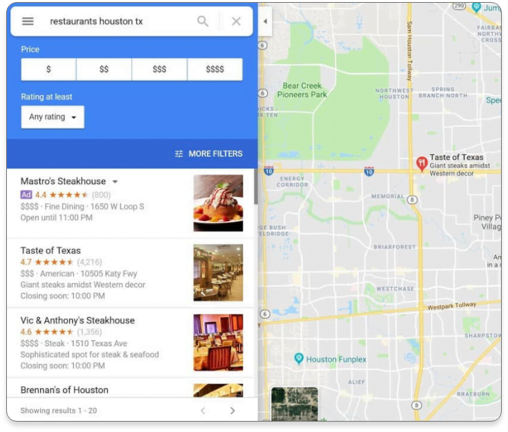 Buzzworthy Search Engine Marketing graphic- Google maps 