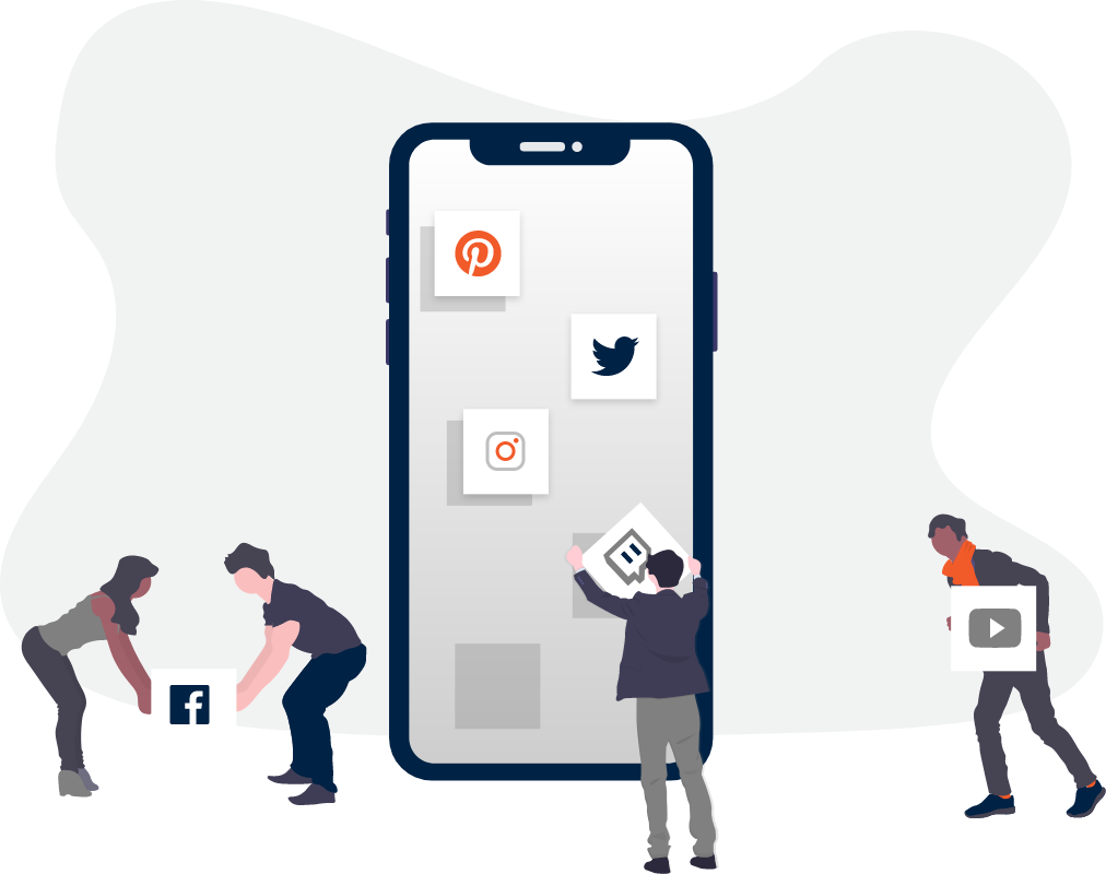 Buzzsocial social media marketing service graphic